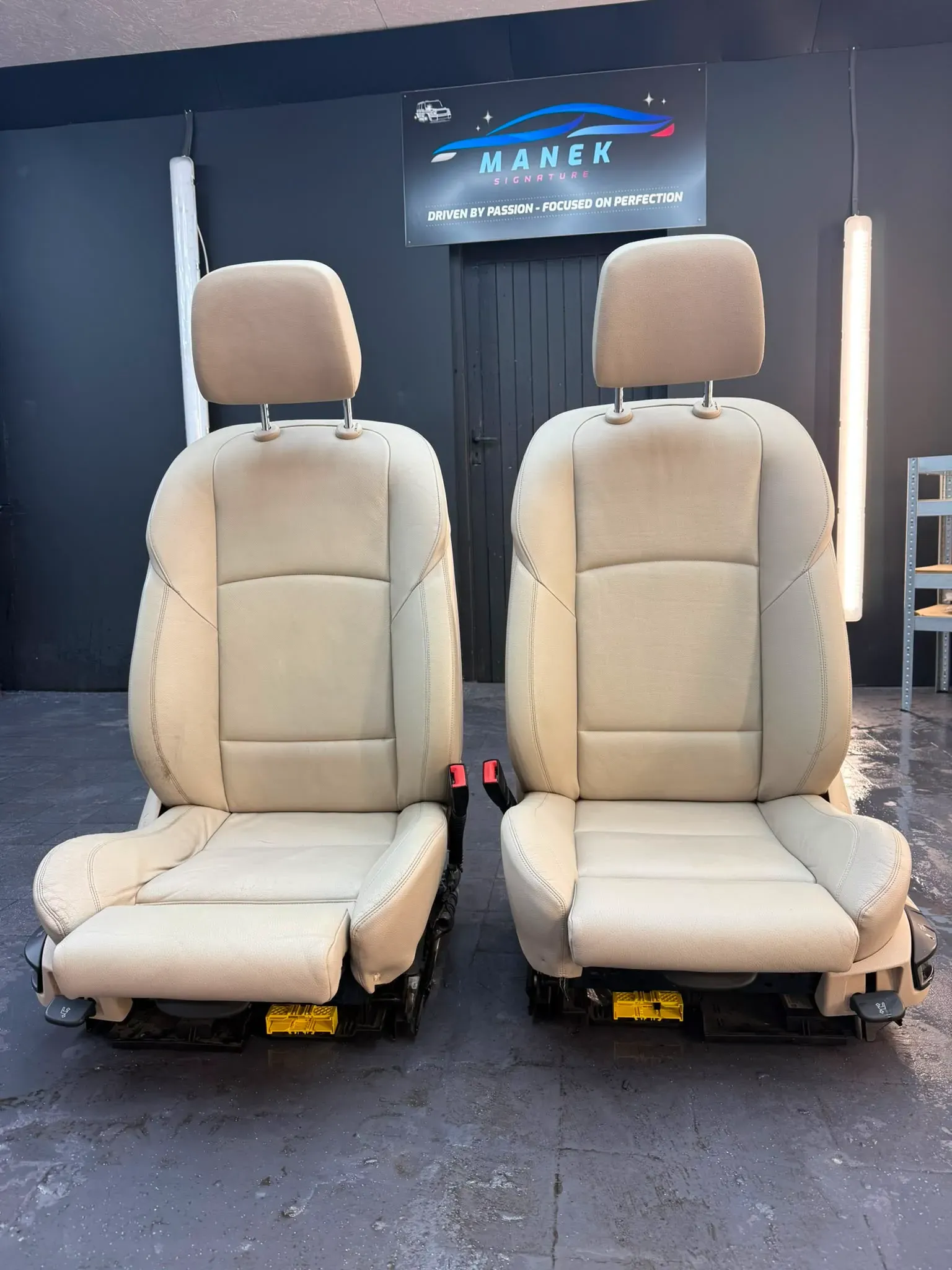 Leather restoration with Colourlock, Geist and Leather Repair Company products
